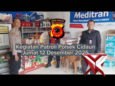 Patroli Polsek Cidaun