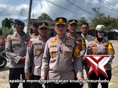 Survei Jalur Mudik Wilkum Polres Pidie Jaya