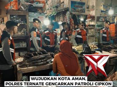 WUJUD??? ???? ????, POLRES TERNATE GENCARKAN PATROLI CIPKON - PoliceTube