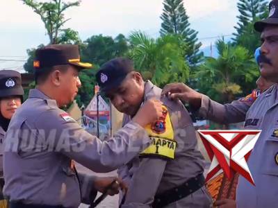 Polres Alor Gelar Apel Launching Pamapta