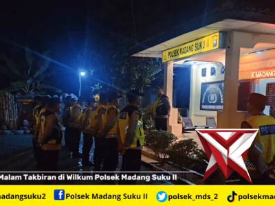 KEGIATAN PENGAMANAN MALAM TAKBIRAN