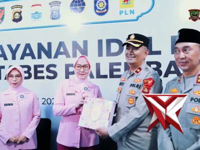KAPOLDA SUMSEL DAN BHAYANGKARI CEK POS PENGAMANAN OPS KETUPAT 2026, BAGIKAN TALI ASIH HINGGA TAKJIL