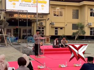 BUKA PUASA BERSAMA KELUARGA BESAR POLRES OKI HADIR