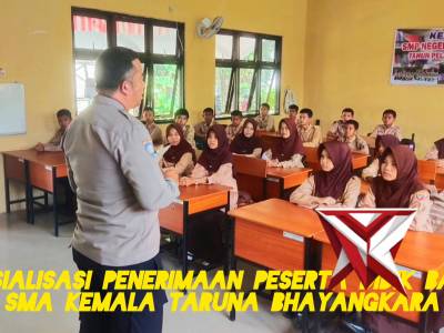 Sosialisasi Penerimaan Peserta Didik Baru SMA Kemala Taruna Bhayangkara