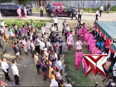 PERESMIAN DAN PEMBERIAN SUMBER AIR BERSIH SERTA PEMBERIAN TALI ASIH DALAM RANGKA HKGB KE 73