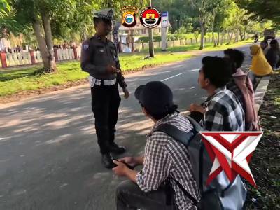 Himbauan dan dikmas lantas personel Lantas Polres Halteng