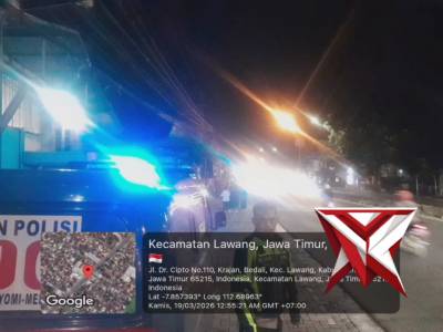 Di Pimpin Oleh Panit Reskrim Polsek Lawang Iptu Syafril Arisandi Patroli di Daerah Hukum Lawang