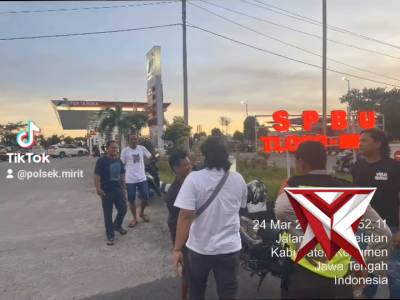 Patroli Rutin Polsek Mirit