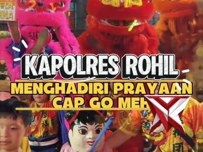 kapolres rohil menghadiri perayaan cap go meh