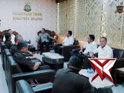 Kapolda Sumsel Laksanakan Lawatan Kerja ke Kejati Sumsel, Perkuat Sinergitas Penegakan Hukum