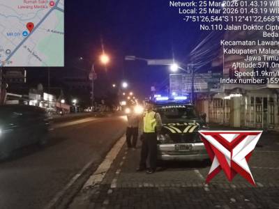 Blue Light Patrol malam dan Patroli 3C Antisipasi balap liar guna tercipta Siskamtibmas