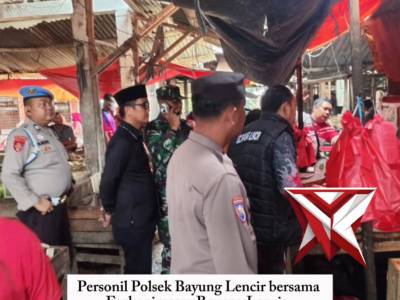 Personil Polsek Bayung Lencir bersama Forkopimcam Bayung Lencir Melaksanakan Giat Inspeksi Dadakan