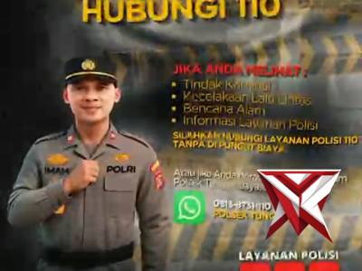 Anda Butuh Pelayanan Polisi Hubungi Call Center Polri 110