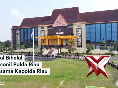 Polda Riau menggelar Halal Bihalal bersama Kapolda Riau pasca libur Idul Fitri 1447 H - PoliceTube