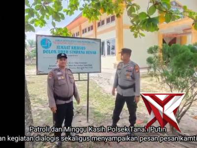 minggu kasih oleh polsek tanah putih - PoliceTube