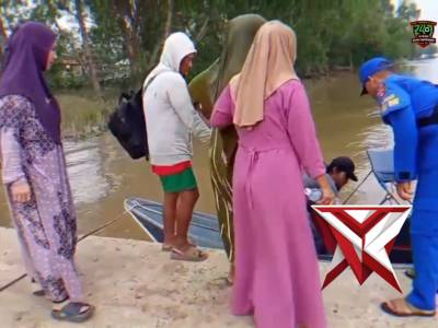 Ditpolairud Polda sumsel, transformasi kapal patroli jadi ambulance apung