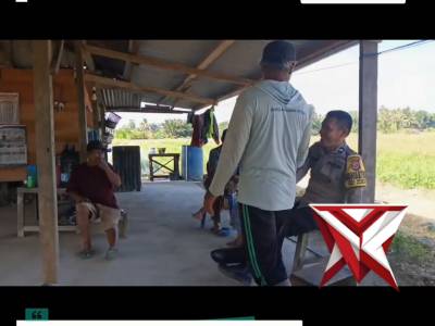 Giat Rutin Bhabinkamtibmas Polsek Kairatu