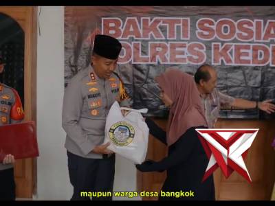 Bantuan Sumur Bor Polres Kediri Disambut Antusias Warga Gurah