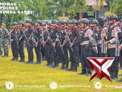 Polres Sumba Barat - Pengamanan Pasola Wanukaka