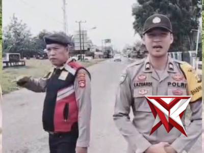 Pemantauan banjir di jalan lintas Mura pali