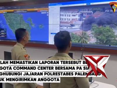 Respon Cepat Call Center 110 Polda Sumsel