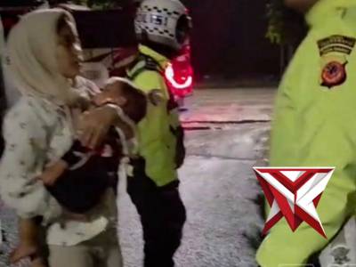 Aksi Sigap Satlantas Polres Indramayu Selamatkan Balita Kejang di Tol Cipali KM 137