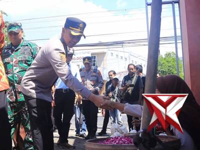 KAPOLRES NGAWI BERSAMA FORPIMDA CEK BAPOKTING DI PASAR PARON
