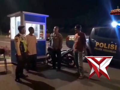 Kegiatan sambang dan memberikan himbauan kamtibmas kepada petugas satuan pengamanan (Satpam)