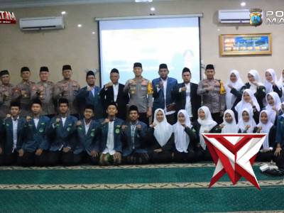 Doa Bersama Kapolres Madiun dengan PC IPNU IPPNU Kabupaten Madiun - PoliceTube