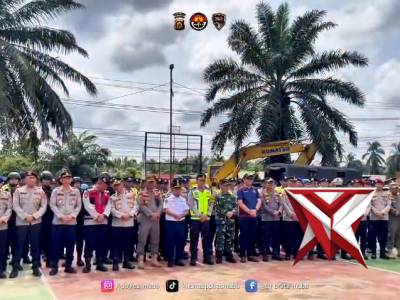 Pengamanan arus balik mudik lebaran Polres Musi Banyuasin