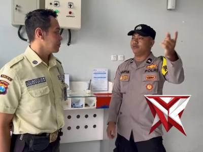 Pemantauan dan dialogis dengan satpam BRI