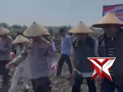 Taman jagung kuartil 1 Polres Padang Pariaman