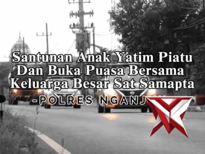 Sat Samapta Polres Nganjuk Gelar Buka Bersama dan Santunan Anak Yatim Piatu