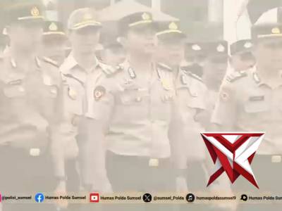 Kapolda Sumsel Pimpin Apel Pagi dan Pemeriksaan Senpi Personel di Mapolda Sumsel