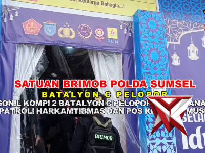 Patroli Harkamtibmas di Kabupaten Ogan Ilir dan Pos Ketupat Musi 2026 di Desa Lorok Kec. Indralaya