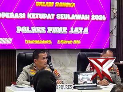 Polres Pidie Jaya gelar rapat internal dalam rangka operasi ketupat seulawah 2026