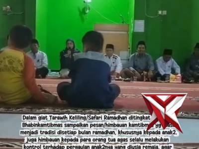 Bu Bhabinkamtibmas Padang Serai Kampung Melayu, AIPDA Veny Asyuarga Kasda,  pererat  silaturahmi mel