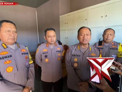 Tim Wasops Polda Papua Tengah Melaksanakan Pengecekan Pada Pos Pam Operasi Ketupat Noken-2026