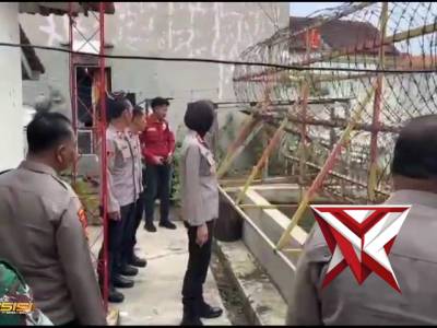 Kapolsek Cikijing Beserta Anggota Terima Kunjungan Kerja Kapolres Majalengka