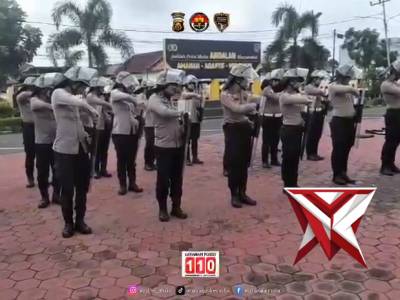 Pelatihan Dalmas Polres Musi banyuasin