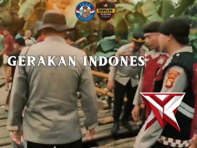 Polres Musi Rawas membangun jembatan