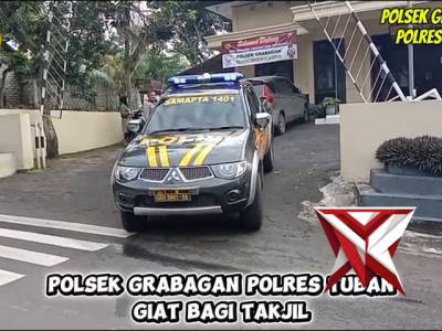 PEMBAGIAN TAKJIL POLSEK GRABAGAN