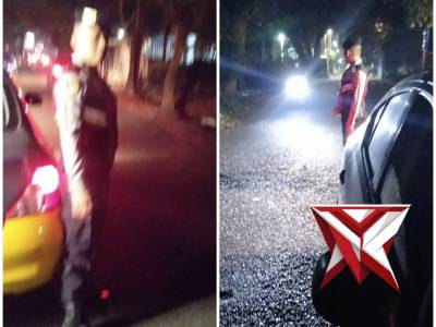 QR POLSEK SUKASARI POLRESTABES BANDUNG LAKUKAN GIAT RUTIN YANMAS MALAM BANDUNG LAUTAN BIRU