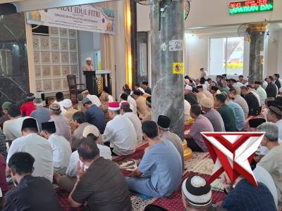 Pelaksanaan Sholat Idul Fitri 1447 H Di SPN Polda Jateng