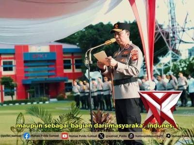 Kapolda Sumsel Irjen Pol. Dr. Sandi Nugroho, S.I.K., S.H., M.Hum Pimpin Upcara Hri Kesadran Nasional