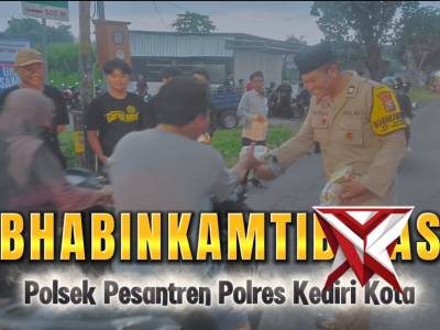 RANGKAIAN KEGIATAN BHABINKAMTIBMAS POLSEK PESANTREN POLRES KEDIRI KOTA - PoliceTube