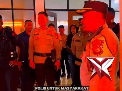 Kapolres Teluk Wondama Melaksanakan Pengecekan Lokasi Pelaksaan Perayaan Satu Abad Peradaan Papua