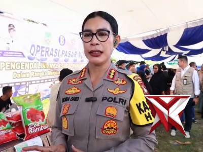 POLDA KEPRI HADIRKAN PANGAN TERJANGKAU BAGI MASYARAKAT JELANG IDUL FITRI