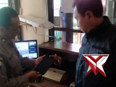 Serah terima piket penjagaan