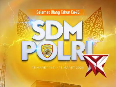 HUT SDM Polri ke-75 Tahun